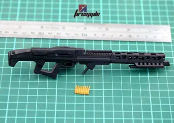1:6 Modelo de Escala de Montagem Avatar Machine Gun 4D Plástico MG62 F 12