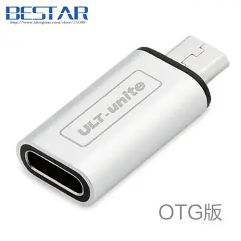 (100pieces/lote) USB Tipo-c USB 3.1 USB-C Fêmea para Micro USB 2.0 a Macho Conector do Adaptador OTG USB On-The-Go Adaptador ,Por DHL