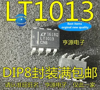 10pcs 100% original novo em stock LT1013 LT1013CN8 dupla op amp IC chips DIP-8 pés
