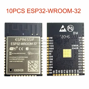 10PCS ESP32 ESP-WROOM-32 wi-Fi e Bluetooth 4.2 CPU Dual-Core de MCU 2,4 G ESP32-WROOM-32 4MB 8MB 16MB de Baixa Potência