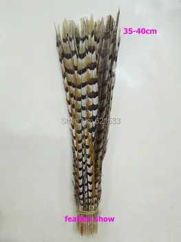 50Pcs/muito!14-16inches de 35-40cm de longas Penas de Faisão Venery Reeve - Artesanato Adornos Pesca com Mosca,penas