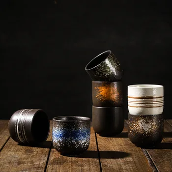 A comida japonesa, loja de Xícara de Chá de um Restaurante coreano Cerâmica Xícara de Chá de Faiança pintada à Mão Copa do Japonês Kung Fu Xícara de Chá de Café com Leite, Copa