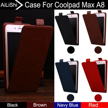 AiLiShi Para Coolpad Max A8 Caso, para Cima E para Baixo Vertical Telefone Flip de Luxo, capa de Couro PU de Acessórios de Telefone Direto da Fábrica Acompanhamento
