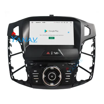 Android auto-rádio, leitor de DVD Para-Ford focus 2012-2014 de áudio estéreo do carro GPS de navegação de vídeo HD tela do sistema multimídia player