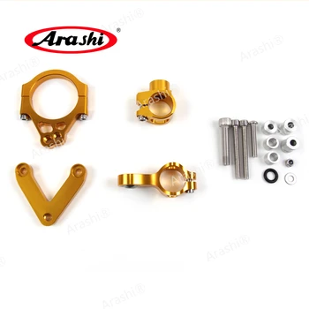 Arashi Para a DUCATI 696 796 795 CNC Steering Damper de Montagem do Suporte da Liga de Alumínio da Motocicleta Estabilizador de Acessórios