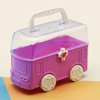 Casa De Bonecas Miniture Simulação De Armazenamento Carrinho De Tráfego Mobiliário Modelo De Acessórios De Brinquedos Acessórios Presentes