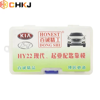 CHKJ 100% Original Serralheiro de Ferramentas de Carro Tecla Auto Molde do Perfil HY22 Para Hyundai Para Kia-Chave de Perfil de Modelagem de Duplicação