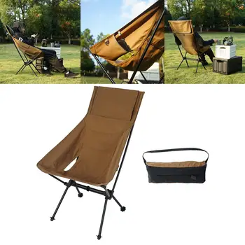Dobrável Cadeira de Lua Cadeira de Acampamento Portáteis, Móveis para Caminhadas ao ar livre CHURRASCO