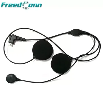FreedConn T-COMVB TCOM-SC FDC-01VB Macio Fio de Microfone e alto-Falante para Motocicleta Capacete Integral Bluetooth Interfone Cabeças