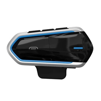 Impermeável Moto Headset Bluetooth Capacete de Moto Rádio FM Fones de ouvido Estéreo Capacete Fone de ouvido Com mãos livres