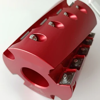 Inteiriças de metal duro Facas Reversíveis 500w de Mão Elétrico Aparador de Ferramentas para Madeira Cabeça de Cortador de Espiral