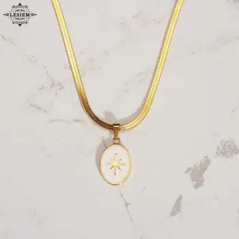 LESIEM compras online índia, cor de Ouro Fidalga pingente de oito Mans estrela multi-camada colares de Jóias Finas Presentes