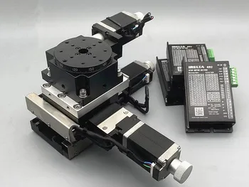 Micron classe elétrico de plataforma 3D XYR motorizado tabela de conversão Óptica automática de slides quadro de Avc ± 20mm