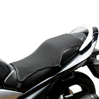 Moto Assento de Proteção Almofada do Assento Respirável, Anti-Derrapante de Ar 3D Tecido de Malha Tampa de Assento Universal