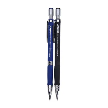 Novo 1PCs 2.0 mm Preta Titular Mecânica, Elaboração de Desenho a Lápis Azul/Preto Para a Escolar e de Escritório E de Papelaria Atacadista de