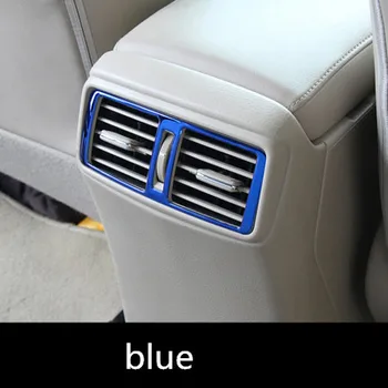 Para Nissan X-Trail 2014-2019 de aço inoxidável moldura Decorativa de trás da saída de ar do painel Decorativo Anti-risco acessórios do carro