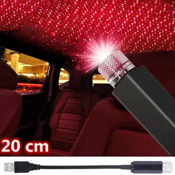Projetor Atmosfera Galaxy Lâmpada LED Mini Carro de Telhado Estrela de Luz do USB Decorativos Ajustável Para Auto Telhado, Tecto do Quarto De J0I1