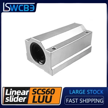 Prolongado de caixa padrão de tipo linear deslizante prolongado de rolamento 1PCS SC60LUU controle deslizante