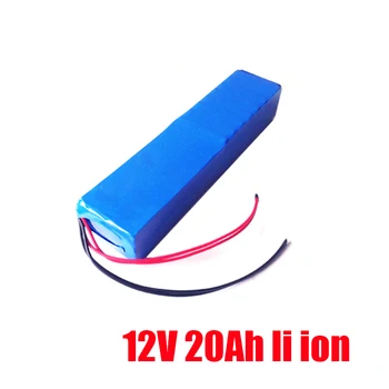 Recarregável Li ion bateria 12v 20ah bateria de iões de lítio fo faixa de luz led + carregador
