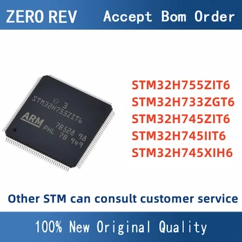 STM32H755ZIT6 STM32H733ZGT6 STM32H745ZIT6 STM32H745IIT6 STM32H745XIH6 de 32 bits MICROCONTROLADORES Microcontroladores