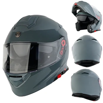TORC T271 de Alta qualidade ABS duplo clássico visitante Exposto Capacete, Para passear de Moto e estrada de moto capacete de proteção