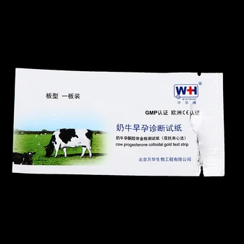 Vaca Gado Grávida Tira de Teste do Papel Gravidez Precoce a Detecção de amostras para a Fazenda