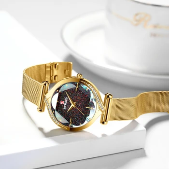 Venda Quente De Melhor Marca De Luxo Diamante Quartz Ladies Watch Esporte Impermeável Moda Casual Feminina Relógio De Presente De Relógio Feminino