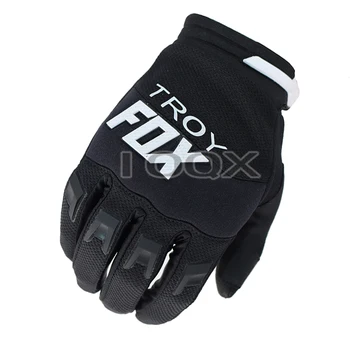 Vendas quentes Troy Fox Motocross 360 /180 MX Luvas de Corrida de BTT BMX Montanha de Bicicleta Bicicleta Bicicleta da Sujeira Luvas Pretas