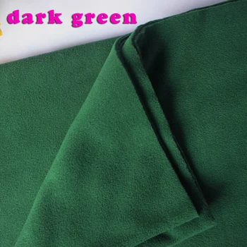 Verde escuro em duas faces Polares Tecido de Lã anti-pilling Hoodies Mantas de Tecido de Revestimento Vendidos Pelo Estaleiro Frete Grátis