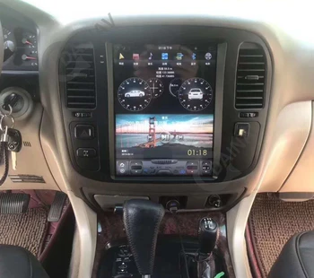 Vertical da tela de Carro GPS de Navegação de Autoradio estéreo Para Toyota Land Cruiser 1999 2000 2001 2002 Rádio Estéreo Multimídia Player