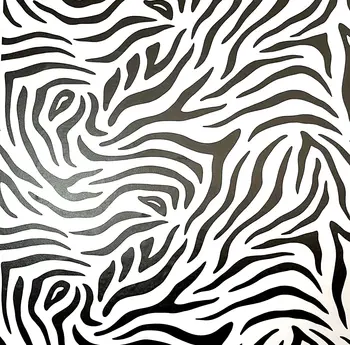 Vinil Zebra Padrão de Leopardo Móveis de Renovação de Etiquetas Auto-Adesivas Descascar e ficar Impermeável papel de Parede para Parede da Sala de estar
